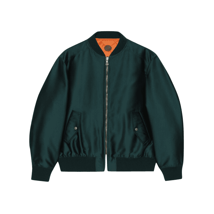 Quilted Satin Jacket